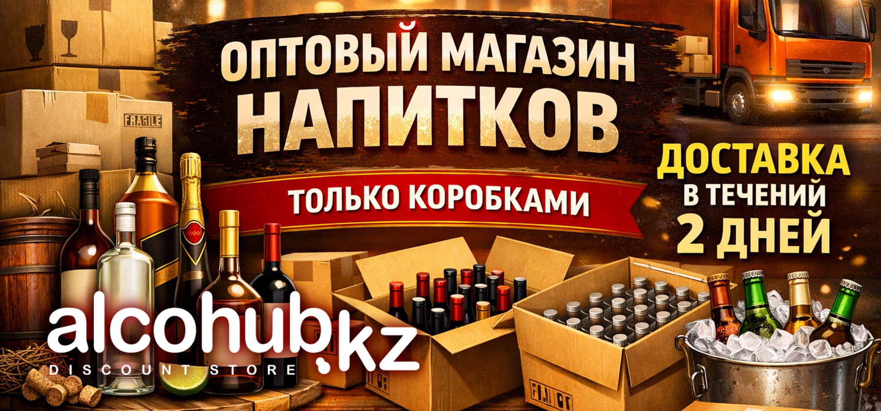 Баннер - alcohub, выгодная цена